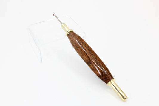 Premium Canarywood Double Sided Seam Ripper in Gold