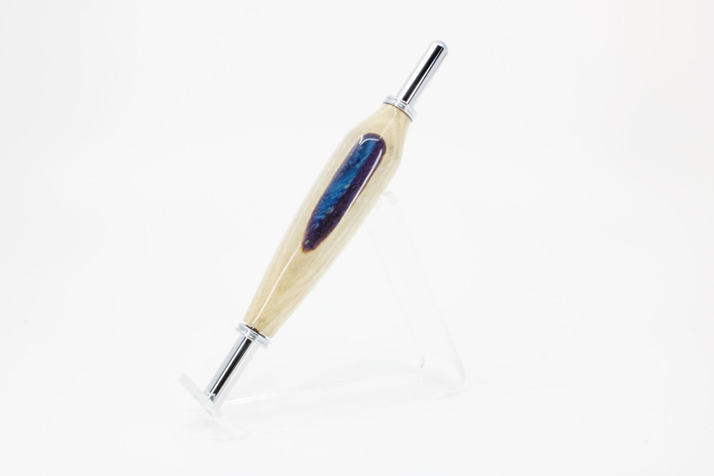 Premium Beech and Resin Double Sided Seam Ripper in Chrome