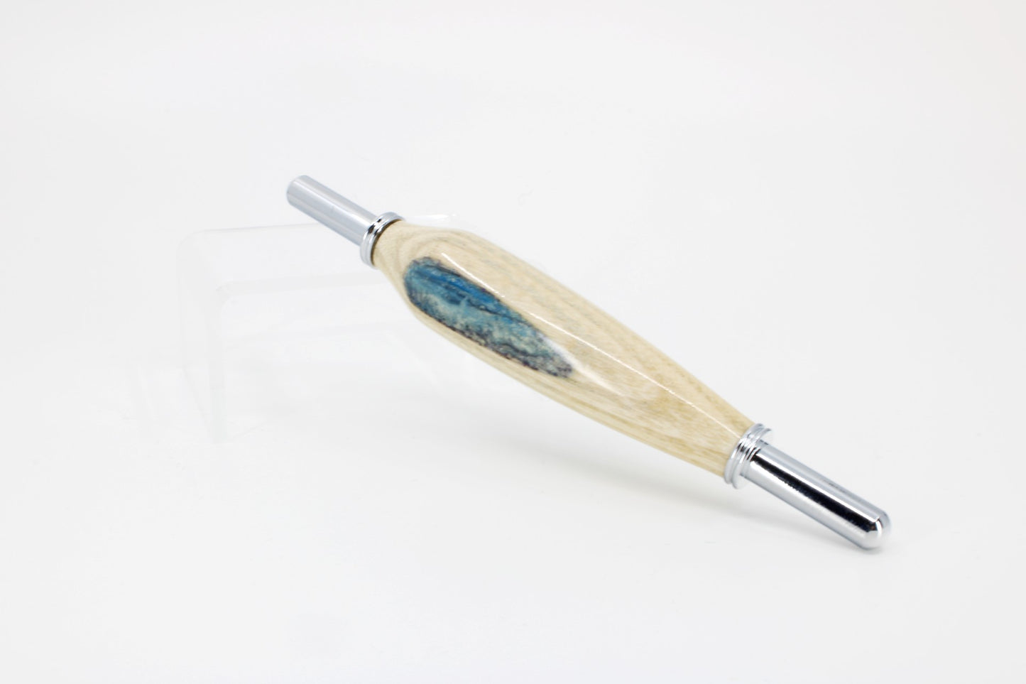 Premium Beech and Resin Double Sided Seam Ripper in Chrome