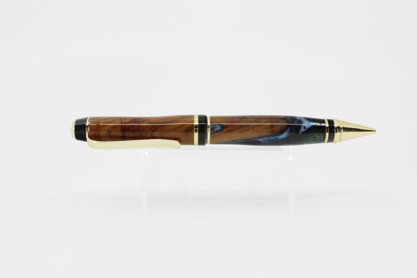 Colorado Apricot and Resin Cigar Pencil in Gold