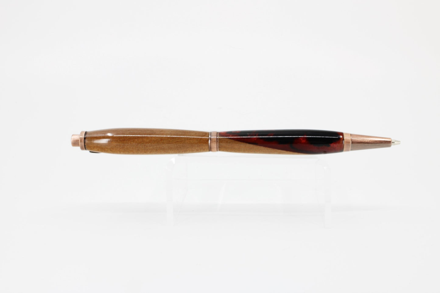 Cherry and Resin Pencil in Antique Copper